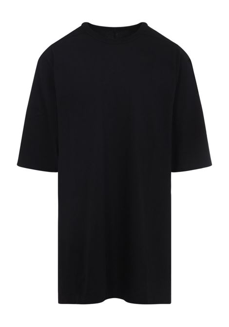Black short-sleeve cotton t-shirt Rick owens - men RICK OWENS | RU02E1274JA09